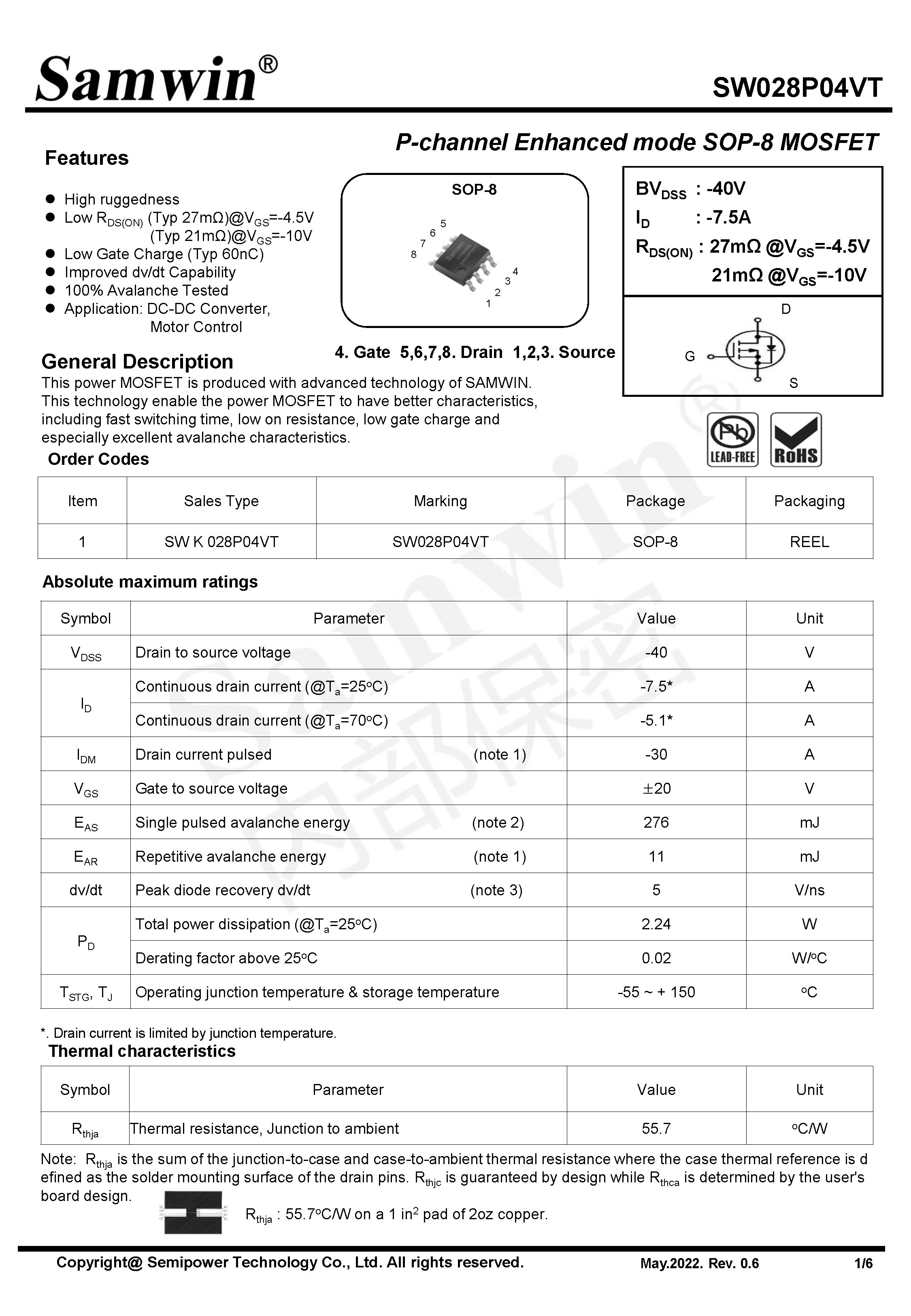 SAMWIN MOSFET