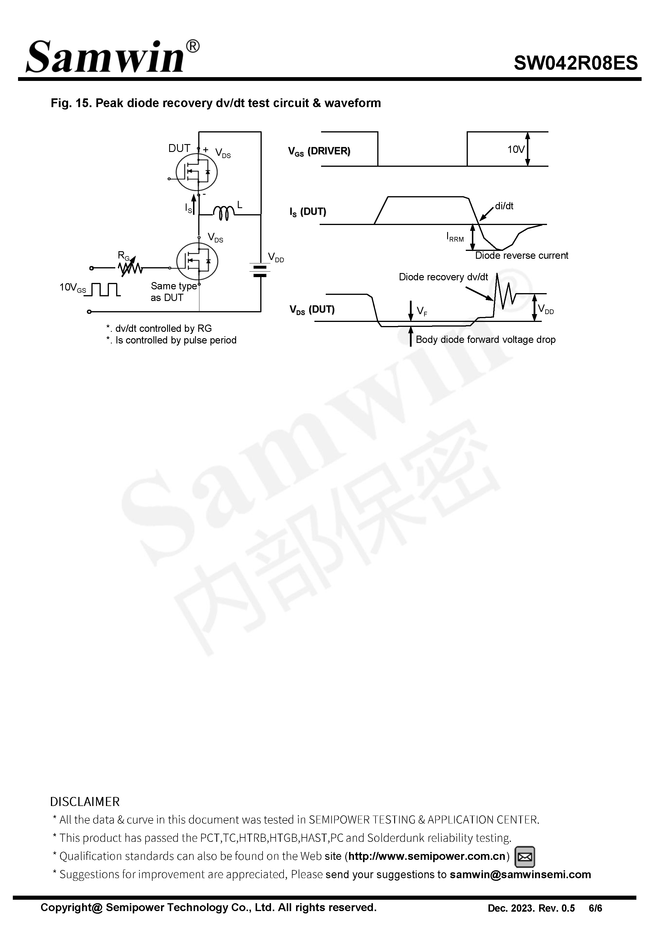 SAMWIN MOSFET