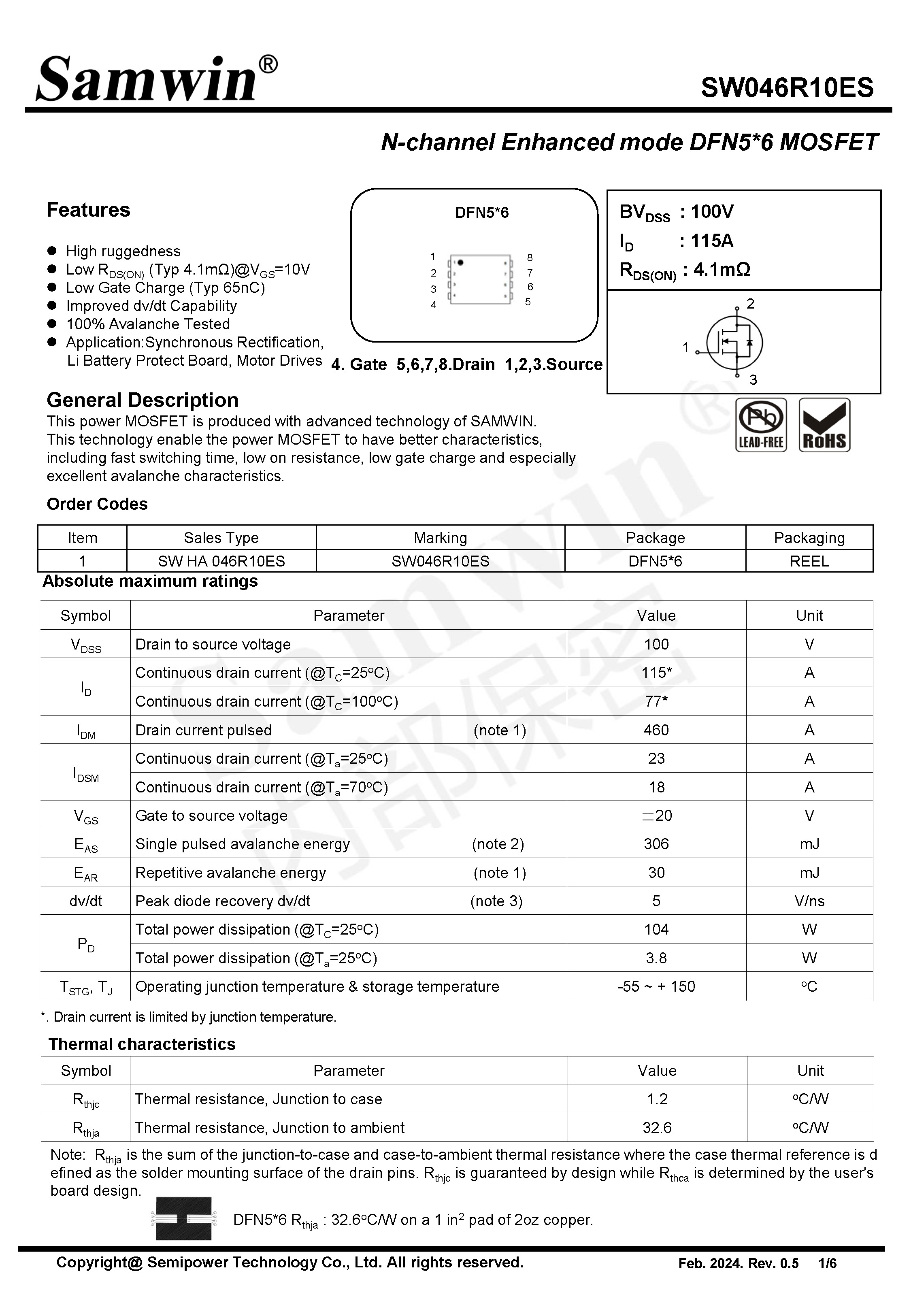 SAMWIN MOSFET