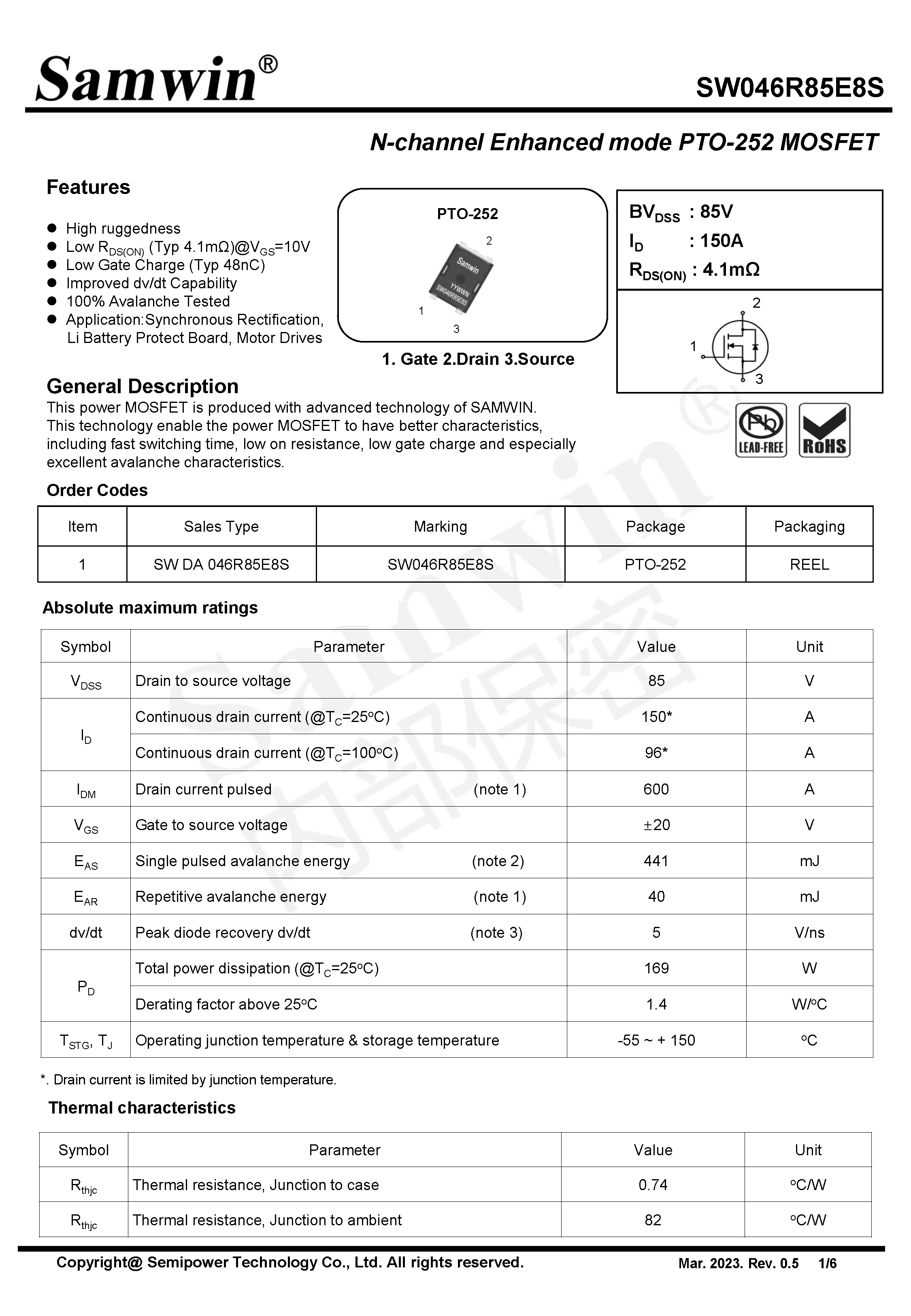 SAMWIN MOSFET