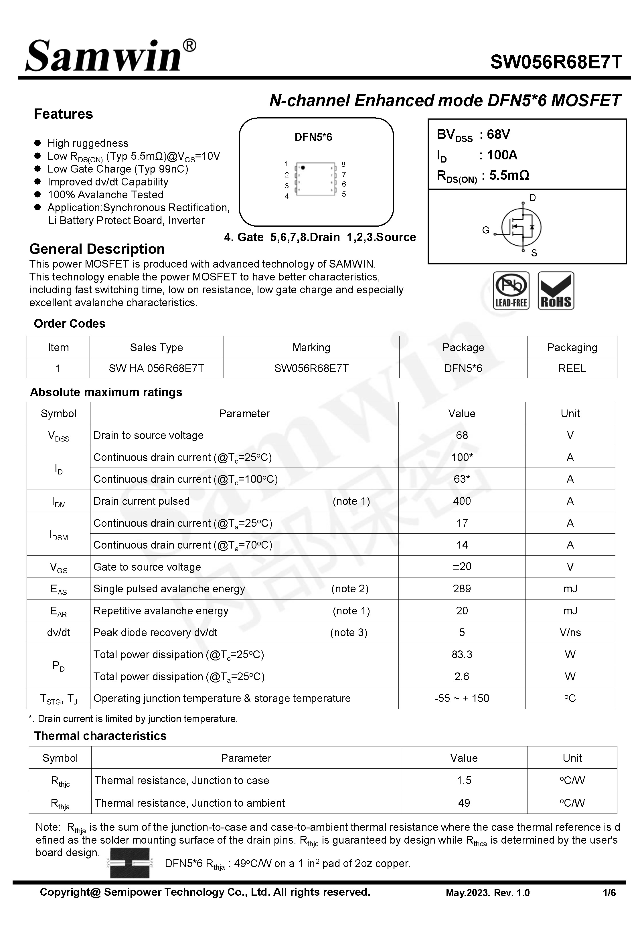 SAMWIN MOSFET