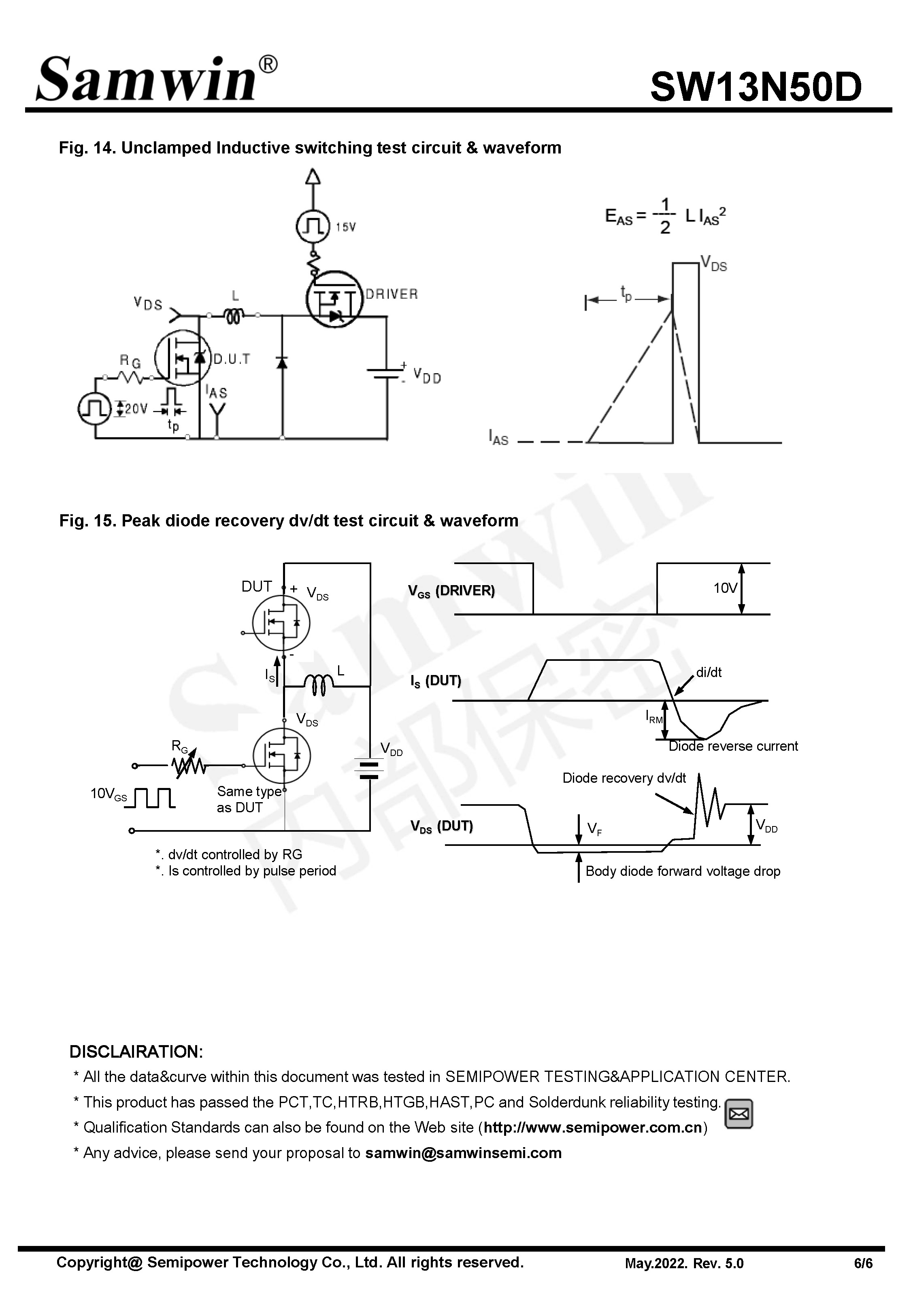 SAMWIN MOSFET