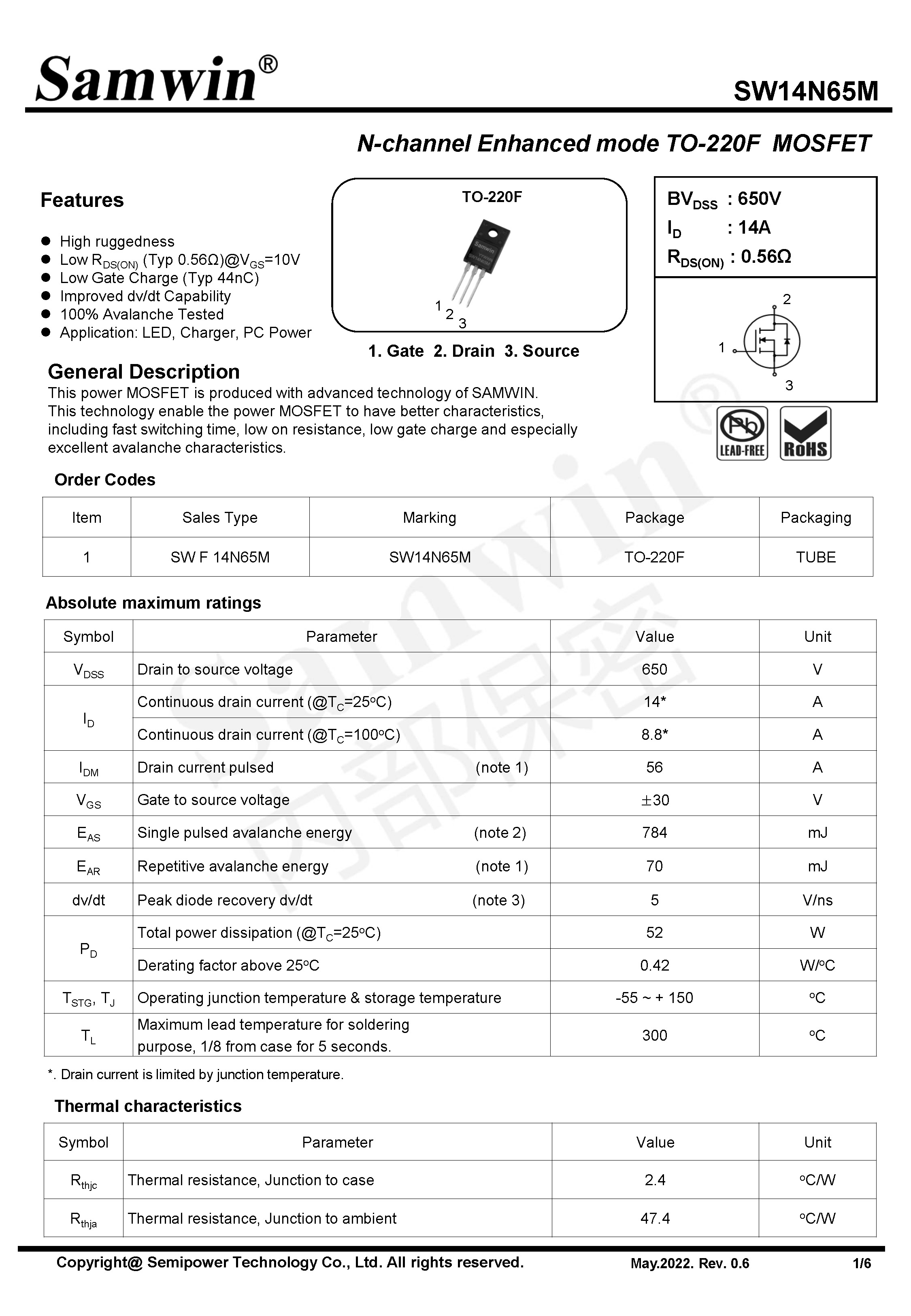 SAMWIN MOSFET