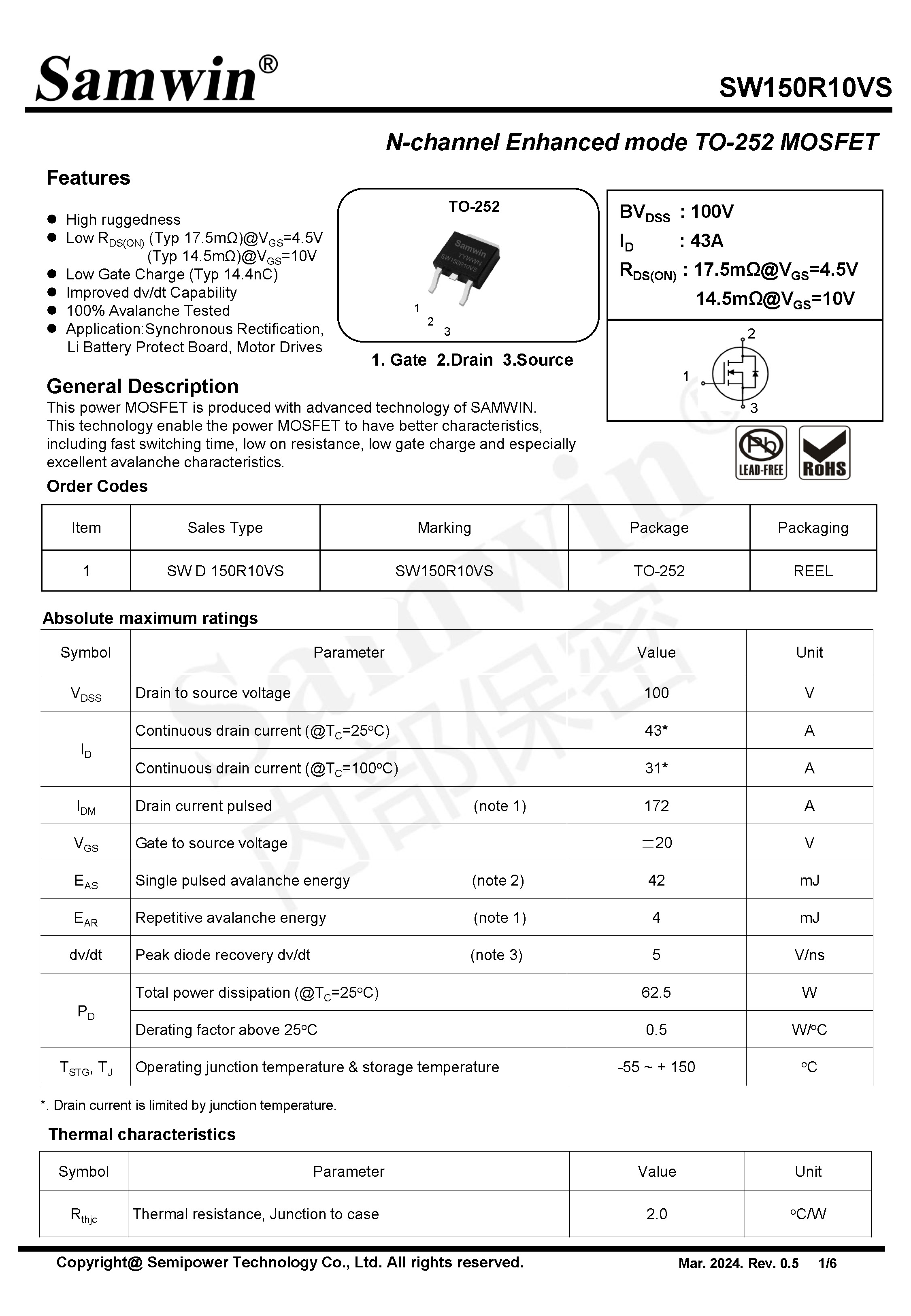 SAMWIN MOSFET