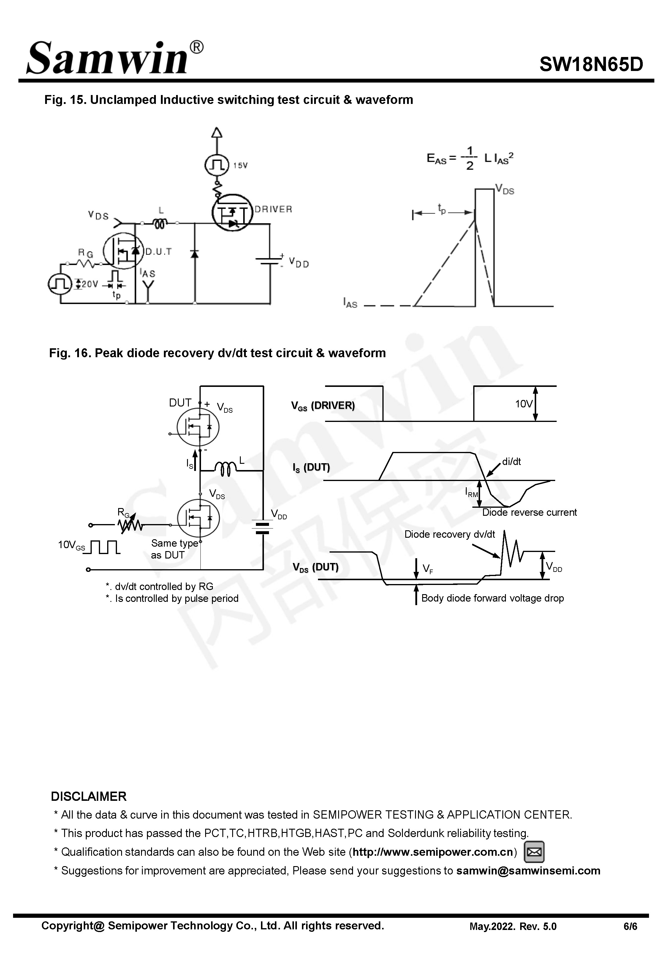 SAMWIN MOSFET