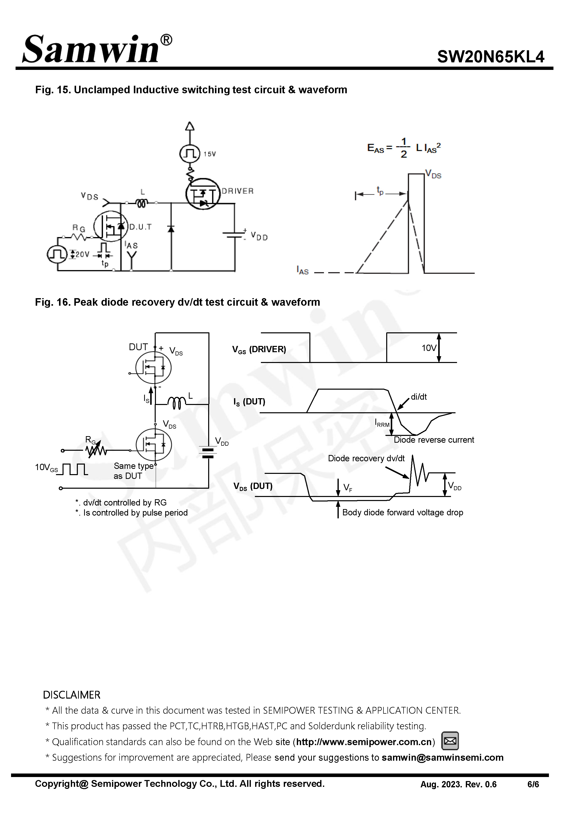 SAMWIN MOSFET