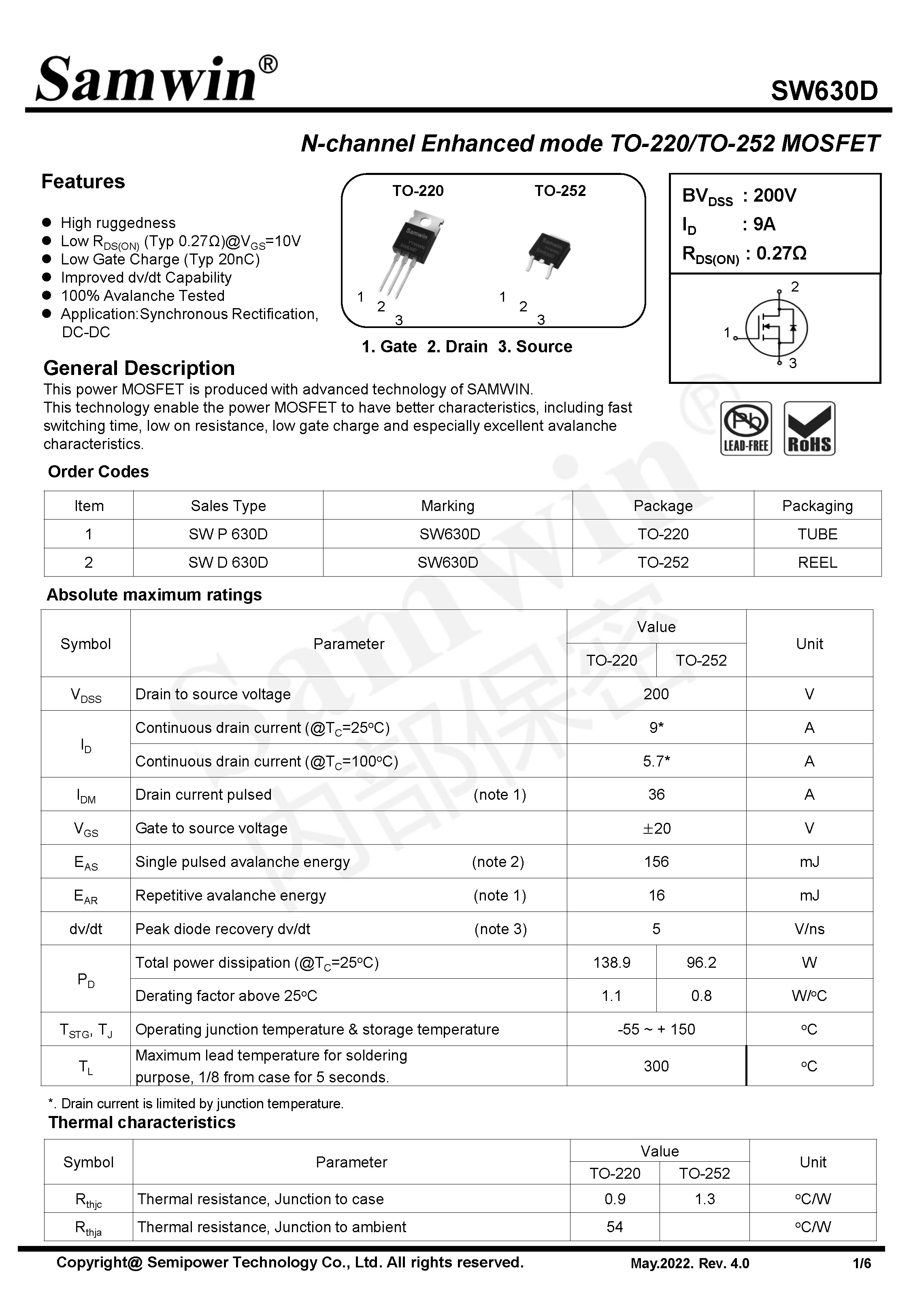 SAMWIN MOSFET
