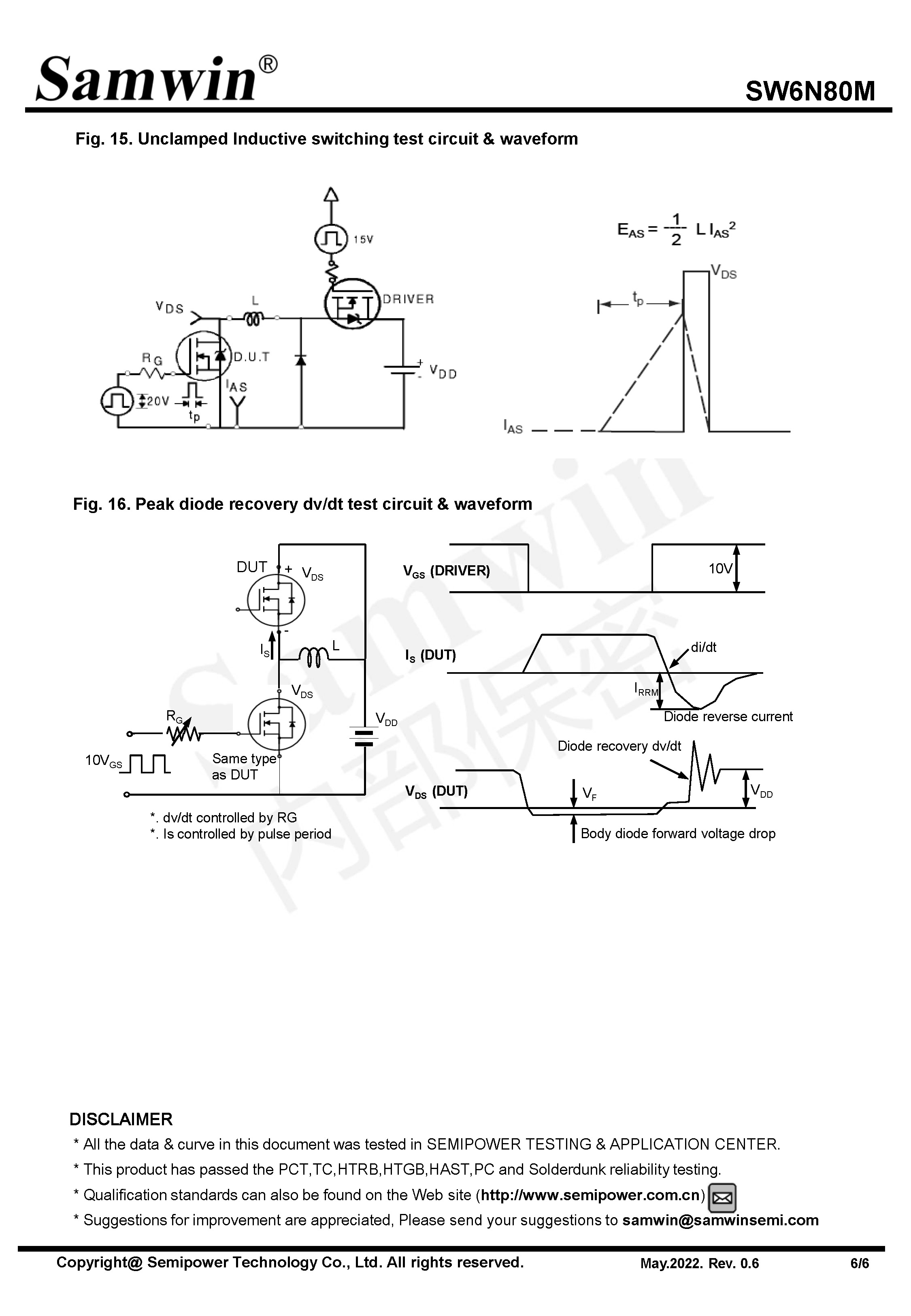 SAMWIN MOSFET